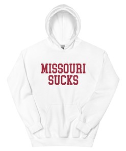 Missouri vs. Arkansas Rivalry Sucks Hoodie Sweatshirt - NCAA Shirts for Men