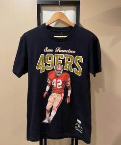Mitchell & Ness NFL SF 49ers Ronnie Lott Black Football Sweatshirt T-shirt, Pay Tribute to a Legend