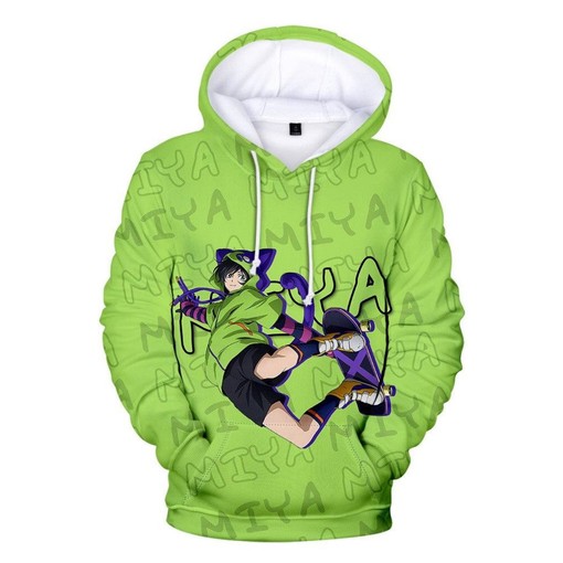 Miy Sk8 The Infinity Anime Art 3D Zip Hoodie All Over Custom Print