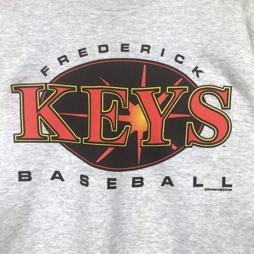 Mlb Frederick Keys Vintage Style Crewneck Sweatshirt, Frederick Keys Sweater Pullover - Image 2