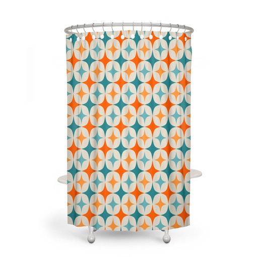 Modern and Unique Shower Curtain Set with Optional Patterns - Image 2