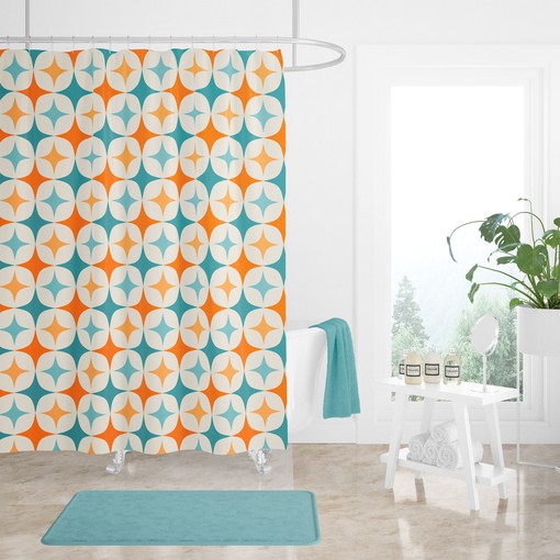 Modern and Unique Shower Curtain Set with Optional Patterns - Image 3