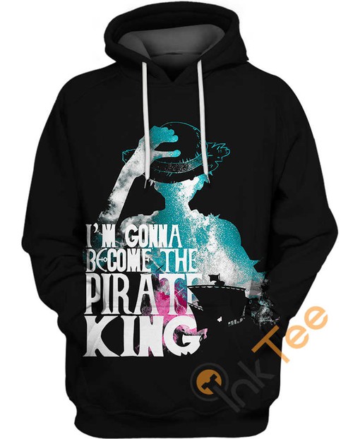 Monkey D. Luffy Pirate King All Over Print 3D Hoodie - Perfect for One Piece Fans