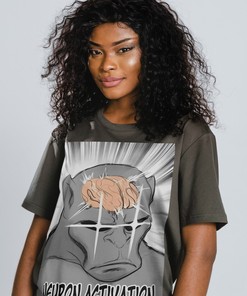 Monkey Meme Tee: Neuron Activation Movie Shirt for Men and Women