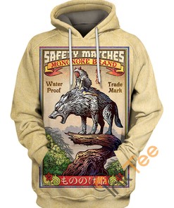 Mononoke Brand Matchbox All Over Print 3D Hoodie for Men