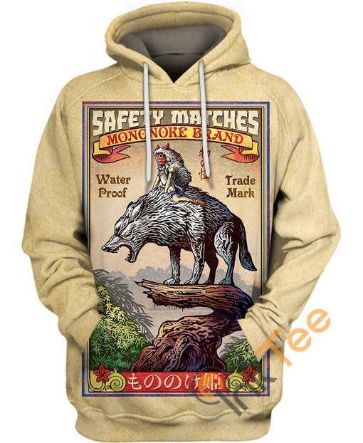 Mononoke Brand Matchbox All Over Print 3D Hoodie for Men