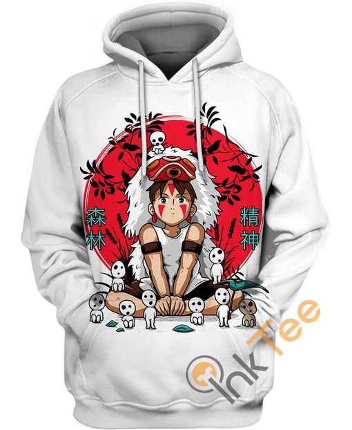 Mononoke Hime Women's 3D Graphic Hoodie All Over Print