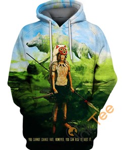 Mononoke Nature-Inspired All Over Print 3D Hoodie