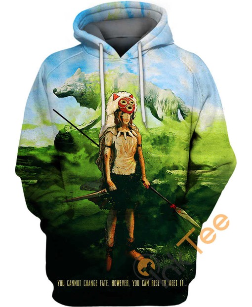Mononoke Nature-Inspired All Over Print 3D Hoodie