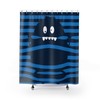 Monsters Halloween Print Shower Curtain for Spooky Bathroom Decor