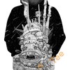 Monstrous Castle Fantasy All Over Print Hoodie 3D with Unique Graphics
