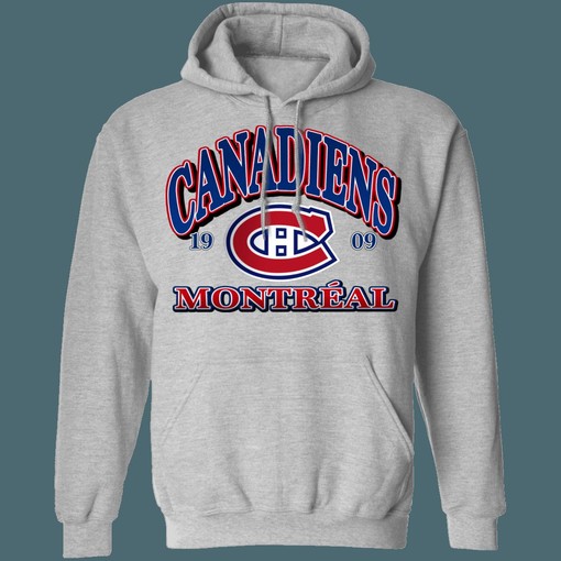 Montreal Canadiens 1909 Retro NHL Hoodie Sport Shirt - Image 2
