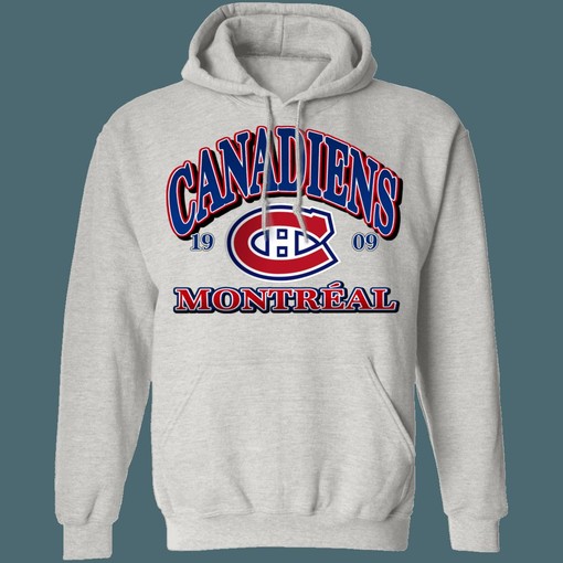 Montreal Canadiens 1909 Retro NHL Hoodie Sport Shirt - Image 3