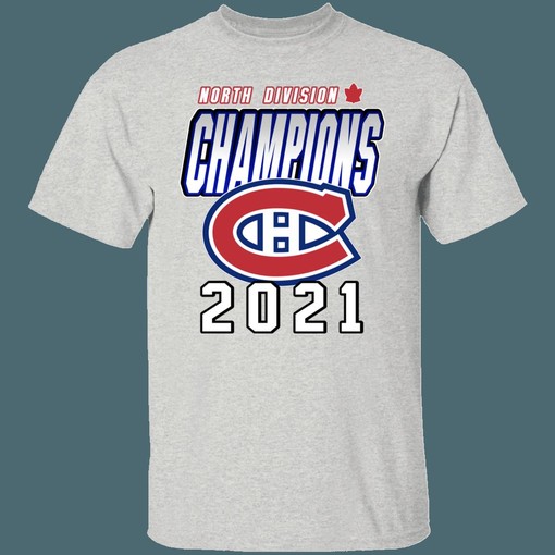 Montreal Canadiens 2021 North Division Champions NHL National Hockey League Shirt - Image 3