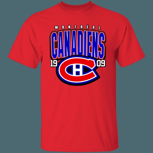 Montreal Canadiens HABS Vintage NHL National Hockey League Shirt - Image 3