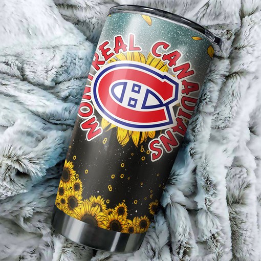 Montreal Canadiens NHL Tumbler - Beautiful Sunflower Tumbler for Hockey Fanatics - G Fanatics - Image 2