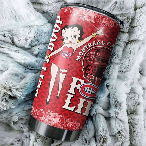 Montreal Canadiens NHL Tumbler - Betty Boop Retro Tumbler for Vintage Fans - G Fanatics