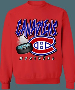 Montreal Canadiens Vintage 90's NHL Sweatshirt Hoodie for NHL Fans