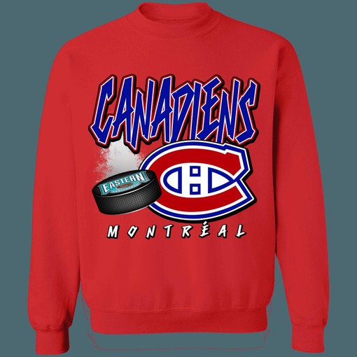 Montreal Canadiens Vintage 90's NHL Sweatshirt Hoodie for NHL Fans