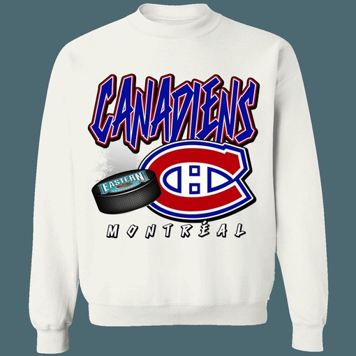 Montreal Canadiens Vintage 90's NHL Sweatshirt Hoodie for NHL Fans - Image 4