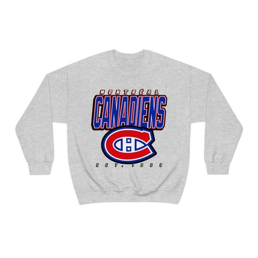 Montreal Canadiens Vintage 90's NHL Sweatshirt T-Shirt for Hockey Lovers