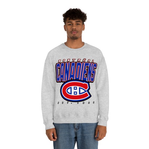 Montreal Canadiens Vintage 90's NHL Sweatshirt T-Shirt for Hockey Lovers - Image 3