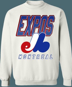 Montreal Expos 90's Vintage MLB Crewneck Sweatshirt Hoodie for MLB Fans