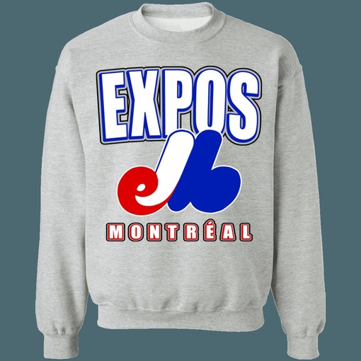 Montreal Expos Vintage MLB Crewneck Sweatshirt Hoodie for Baseball Fans - Image 2
