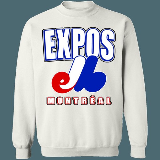 Montreal Expos Vintage MLB Crewneck Sweatshirt Hoodie for Baseball Fans - Image 4