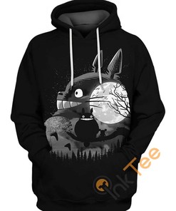 Moon Watching Abstract 3D Printed Hoodie
