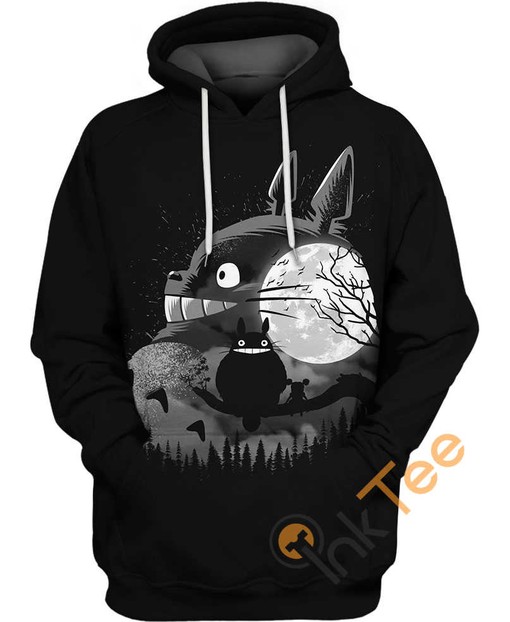 Moon Watching Abstract 3D Printed Hoodie