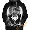 Mooncats Sailor Moon All Over Print 3D Hoodie