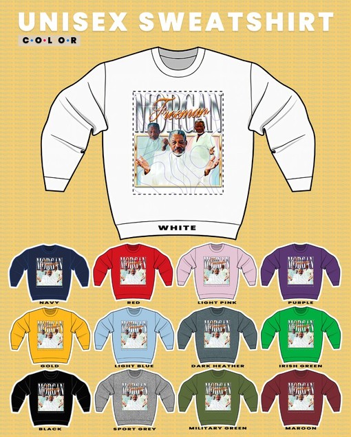 Morgan Freeman God Sweatshirt - Vintage Hoodie with Bruce Almighty and The Shawshank Redemption Themes - Image 3