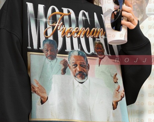 Morgan Freeman God Sweatshirt - Vintage Hoodie with Bruce Almighty and The Shawshank Redemption Themes - Image 4
