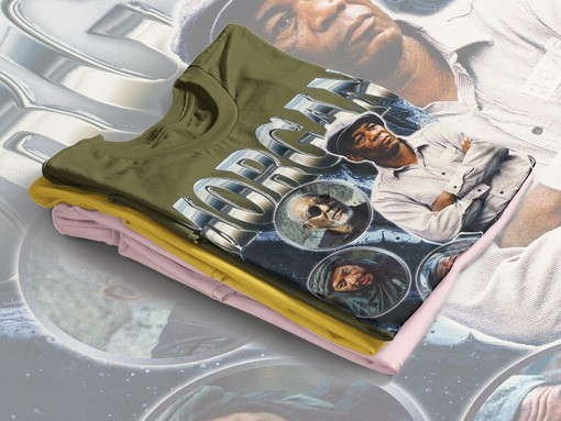 Morgan Freeman Narrator Tshirt - Homage Tee with Red and The Shawshank Redemption Themes - Image 4
