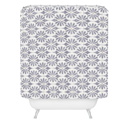 Moroccan Geometric Shower Curtain - Modern Design for Farmhouse Bathroom Decor - Image 2