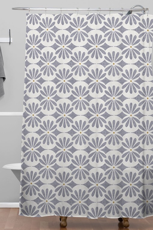 Moroccan Geometric Shower Curtain - Modern Design for Farmhouse Bathroom Decor - Image 3