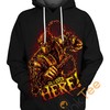 Mortal Kombat Scorpion All Over Print Hoodie 3D with Intriguing Design