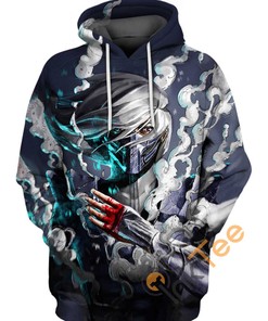 Mortal Kombat Smoke Custom 3D Hoodie with Bold Graphic Art