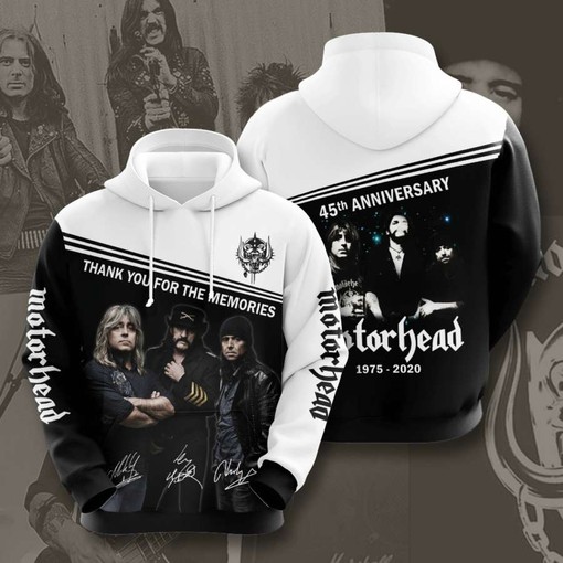 Motorhead Custom All Over Print Zip Up Hoodie Men with Vibrant Graphics