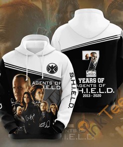 Movie Agents Of S.h.i.e.l.d. USA All Over Print Hoodie 3D - Marvel Style