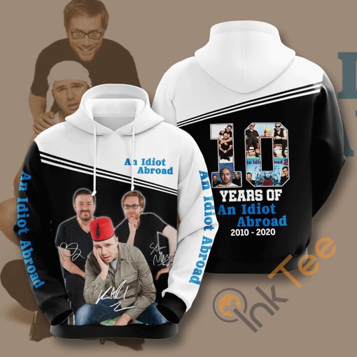 Movie An Idiot Abroad USA All Over Print 3D Hoodie - Comedic Design
