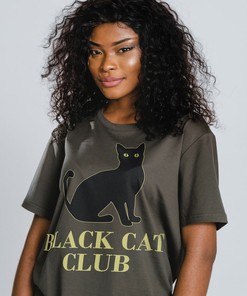 Movie Character Shirts: Black Cat Club Unisex Tee, Welcome 2022, Funny Cat Gift, Murderous Cat Tee, Tee For Movie Fans