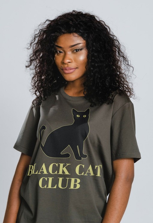 Movie Character Shirts: Black Cat Club Unisex Tee, Welcome 2022, Funny Cat Gift, Murderous Cat Tee, Tee For Movie Fans