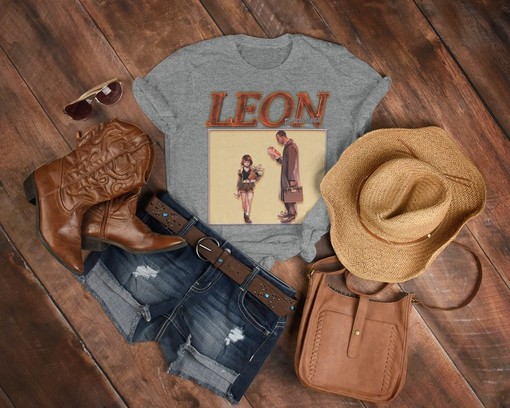 Movie Character Shirts: Classic Movie Leon The Professional Unisex Tee, Joan Reno Tee, Natalie Portman Tee - Image 4