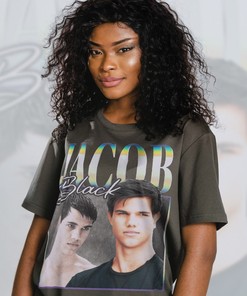 Movie Character Shirts, JACOB BLACK Team Edward Cullen and Robert Pattinson Shirt, Team Jacob Homage Tshirt