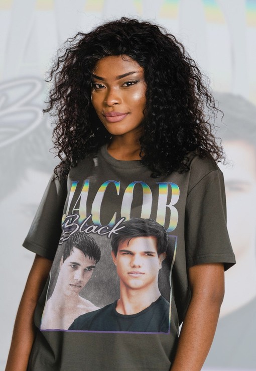 Movie Character Shirts, JACOB BLACK Team Edward Cullen and Robert Pattinson Shirt, Team Jacob Homage Tshirt