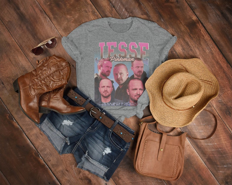 Movie Character Shirts: JESSE PINKMAN Shirt with Vintage Jesse Pinkman and Breaking Bad quotes - Image 3
