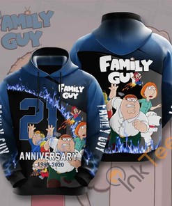 Movie Family Guy USA All Over Print 3D Hoodie - Fun and Humorous