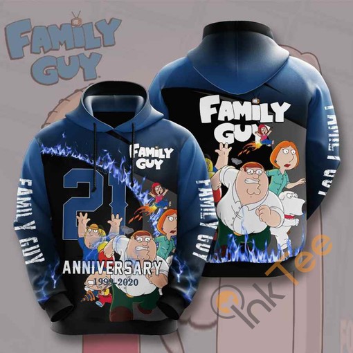Movie Family Guy USA All Over Print 3D Hoodie - Fun and Humorous